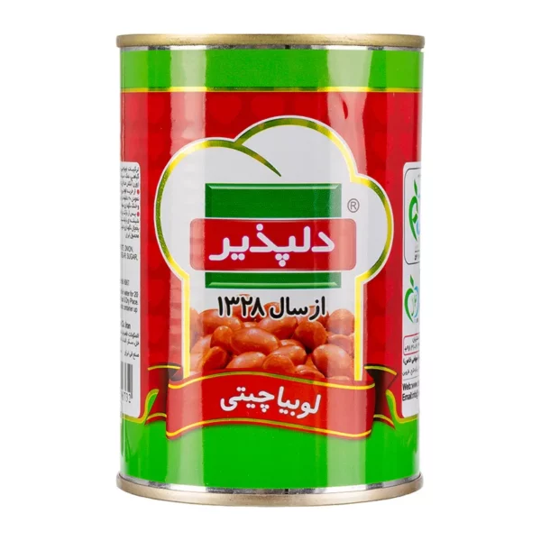 دلپذیر-کنسرو (لوبیا چیتی)-420 گرمی