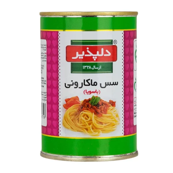 دلپذیر-کنسرو (سس ماکارونی)-400 گرمی