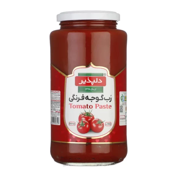 دلپذیر-رب گوجه فرنگی (شیشه)-680 گرمی