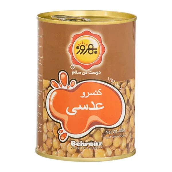بهروز-کنسرو (عدسی)-380 گرمی
