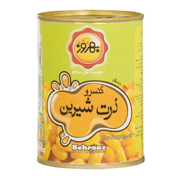 بهروز-کنسرو (ذرت شیرین)-380 گرمی