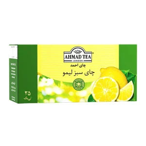 احمد-چای سبز کیسه ای (لیمو)-25 عددی
