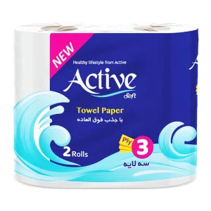 اکتیو-دستمال کاغذی (حوله ای)-2 عددی