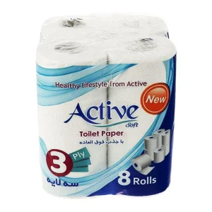 اکتیو-دستمال کاغذی (لوله ای)-8 عددی