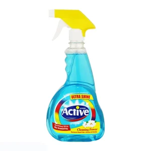 اکتیو-شیشه پاک کن (ساده) (آبی)-500 گرمی