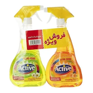 اکتیو-شیشه پاک کن (ساده) (پک)-2 عددی