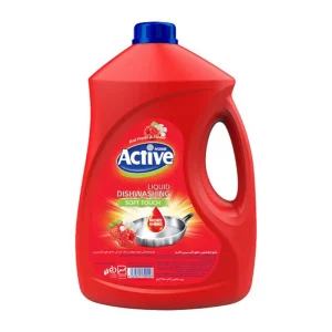 اکتیو-مایع ظرفشویی (گلیسیرین) (قرمز)-3500 گرمی