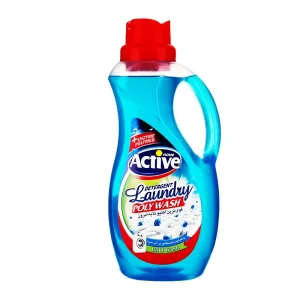 اکتیو-مایع لباسشویی (پلی واش) (آبی)-1500 گرمی