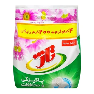 تاژ-پودر لباسشویی(ماشین)(شکوفه بهاری)-4000+200گرمی