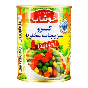 خوشاب-کنسرو (سبزیجات مخلوط)-350 گرمی