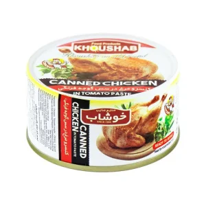 خوشاب-کنسرو مرغ (در سس گوجه فرنگی)-180 گرمی