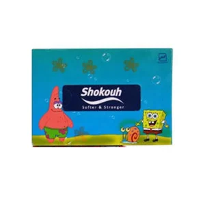 شکوه-دستمال کاغذی (جعبه) (کودک)(ماشینی)-300 برگ
