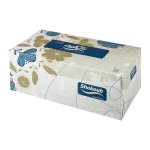 شکوه-دستمال کاغذی (جعبه) (گلدار)-300 برگ