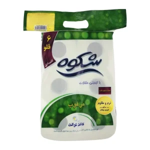 شکوه-دستمال کاغذی (لوله ای)-6 عددی