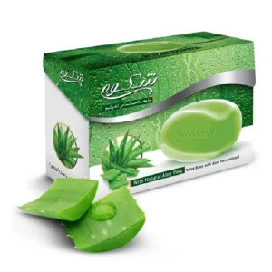 شکوه-صابون حمام (آلوئه ورا)(سبز) (5 عددی)-450 گرمی