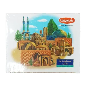 شیر رضا-بیسکویت یزد (وانیلی)-1100 گرمی