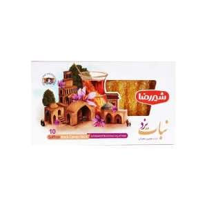 شیر رضا-نبات نی دار (زعفرانی)-200 گرمی