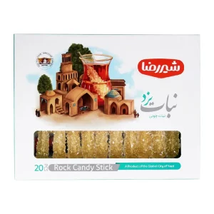 شیر رضا-نبات نی دار (ساده)-400 گرمی