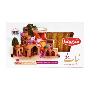 شیر رضا-نبات (چوبی) (زعفرانی)-2000 گرمی