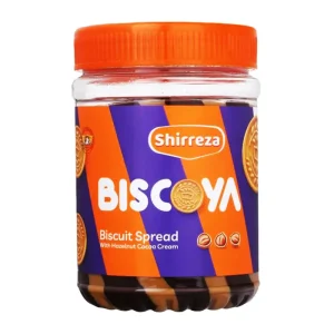 شیر رضا-کرم بیسکویت (فندق)-450 گرمی