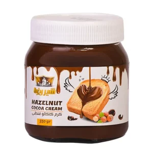 شیر رضا-کرم کاکائو فندقی (تک رنگ)-350 گرمی