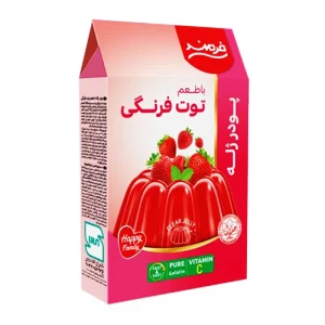 فرمند-پودر ژله (توت فرنگی)-100 گرمی
