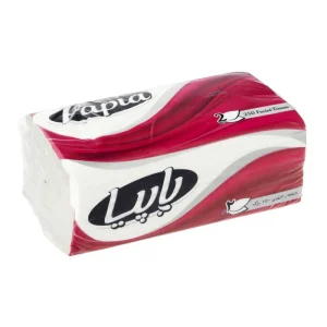 پاپیا-دستمال کاغذی (250 برگ 2 لا)-500 برگ