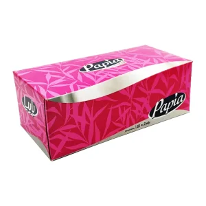 پاپیا-دستمال کاغذی (جعبه ای)(150 برگ دولا)-300 برگ