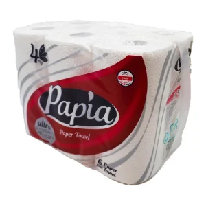 پاپیا-دستمال کاغذی (حوله ای)-6 عددی