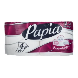 پاپیا-دستمال کاغذی (لوله ای)-2 عددی