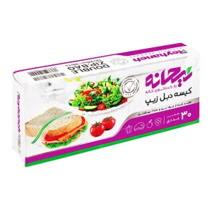 ریحانه-کیسه زیپ دار (زیپ کیپ) (20*18)-30 عددی