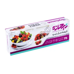 ریحانه-کیسه زیپ دار (زیپ کیپ) (25*20)-25 عددی