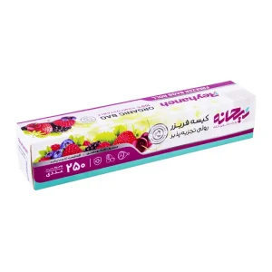 ریحانه-کیسه فریزر (رولی) (پرفراژدار)-250 عددی