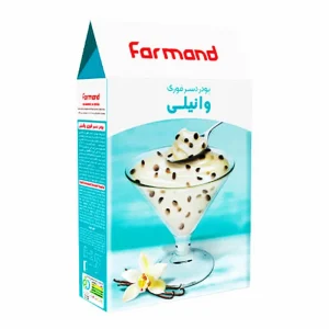 فرمند-پودر دسر فوری (وانیلی) (مغزدار)-100 گرمی
