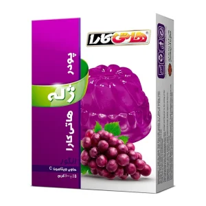 هاتی کارا-پودر ژله (انگور)-100 گرمی