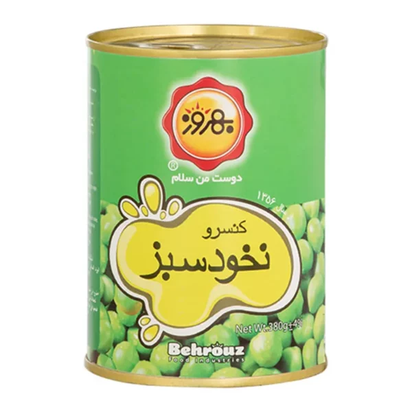 بهروز-کنسرو نخود سبز (فرنگی)-380 گرمی