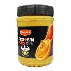 شیر رضا-کره بادام زمینی (پروتئین 40%) (پت)-400 گرم