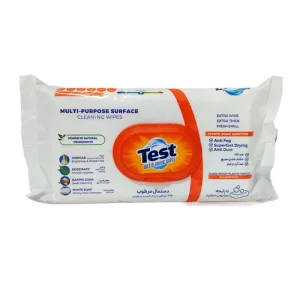 تست-دستمال مرطوب (سطوح) (صابون سفید)-50 عددی